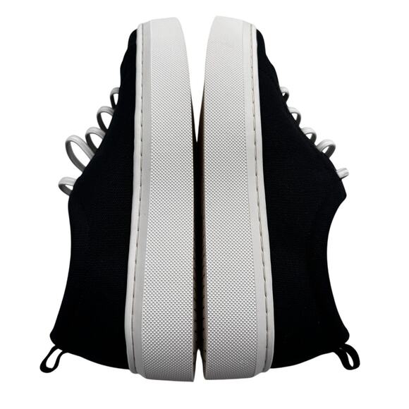 ABEO Jumpstreet Bungee Black Canvas Platform Comfort Sneakers Shoes Women's 8.5 - Picture 6 of 9
